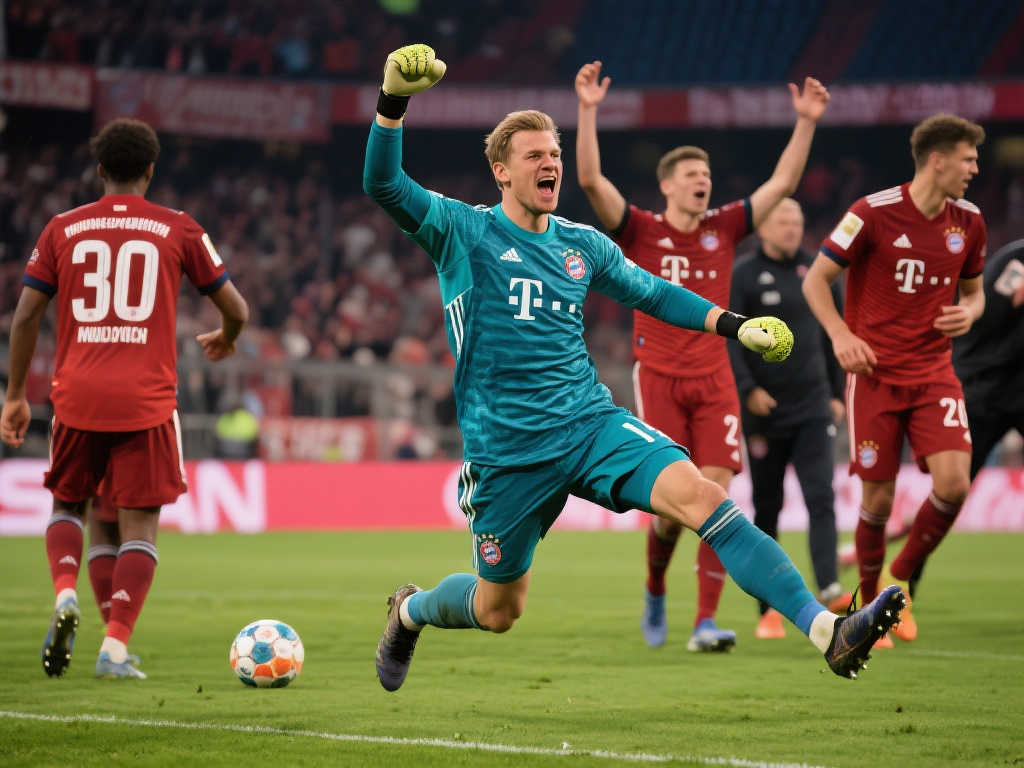 诺伊尔庆祝过度肌肉拉伤 拜仁3-0完胜后保持低调